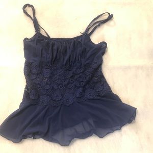 🌼2/$15🌼 Cute sheer and lace camisole!